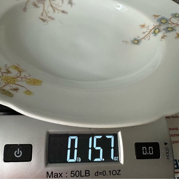 Leonard Vienna Austria Blue Yellow Floral Design Fine China 10” Dinner Plate - Picture 11 of 11